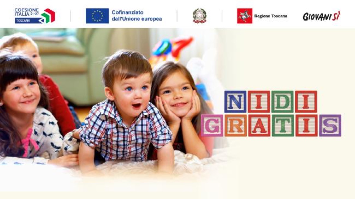 Nidi gratis: bando della Regione Toscana cofinanziato dall'Unione europea